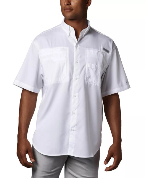 Men's PFG Tamiami II Short Sleeve Shirt White - 1