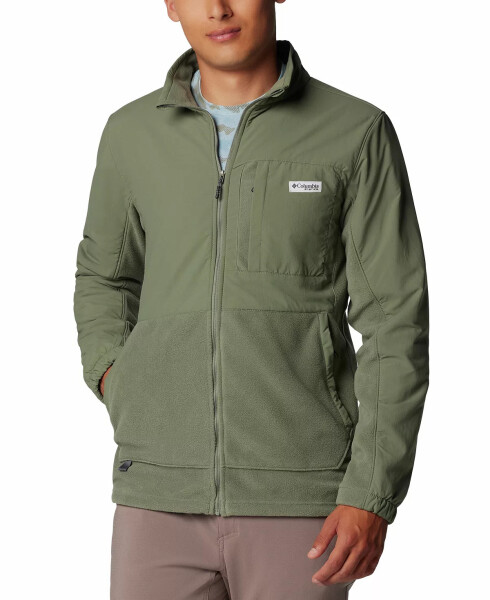 Men's PFG Uncharted Zip-Front Fleece Jacket Cypress, Cypress - 1