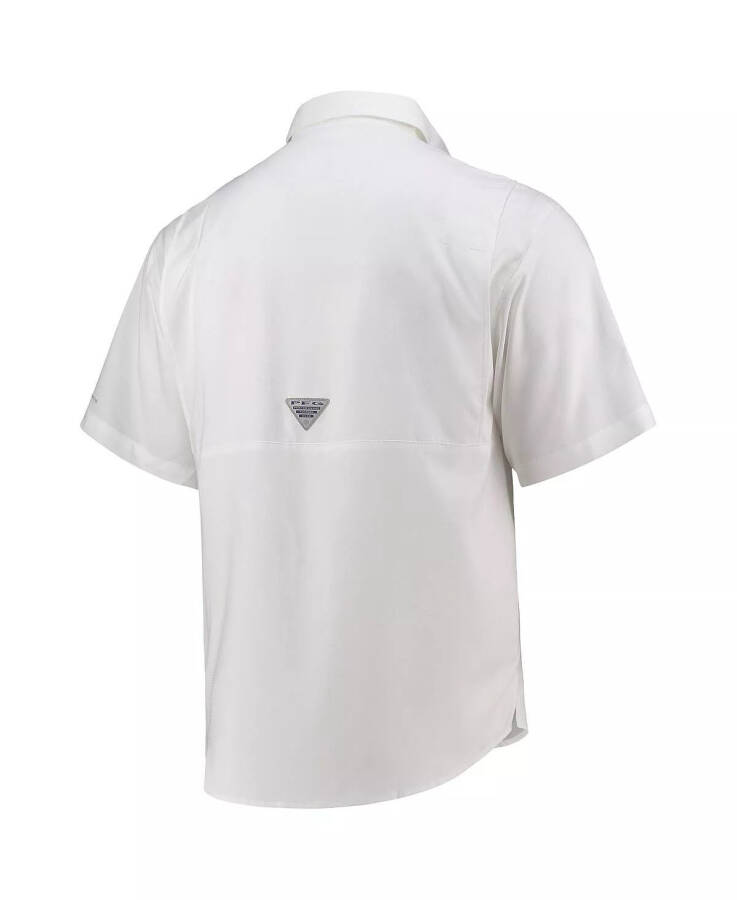 Men's PFG White Dallas Cowboys Tamiami Omni-Shade Button-Down Shirt White - 4