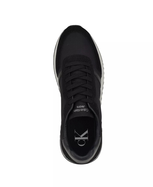 Men's Picio Lace-Up Casual Sneakers Black - 4