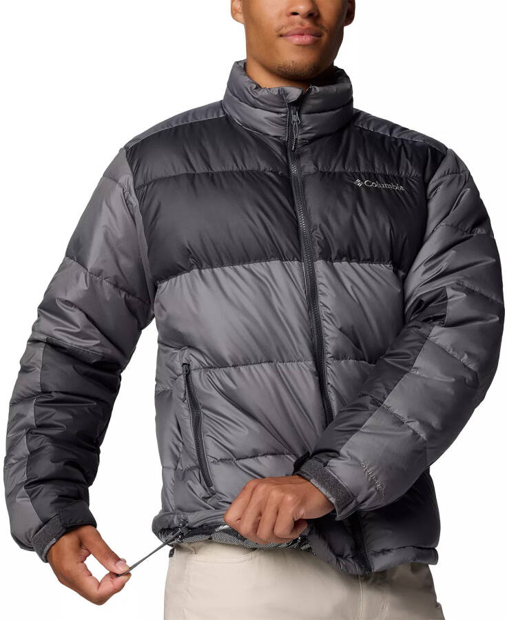 Men's Pike Lake II Zip-Front Puffer Jacket City Grey, Shark - 8