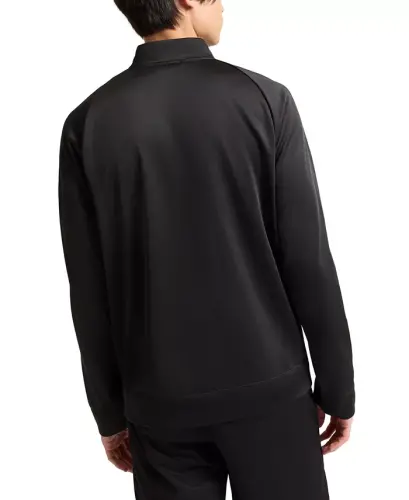 Men's Piped Tricot Jacket-Black - 3