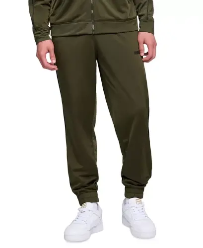 Men's Piped Tricot Joggers - Dark Olive 