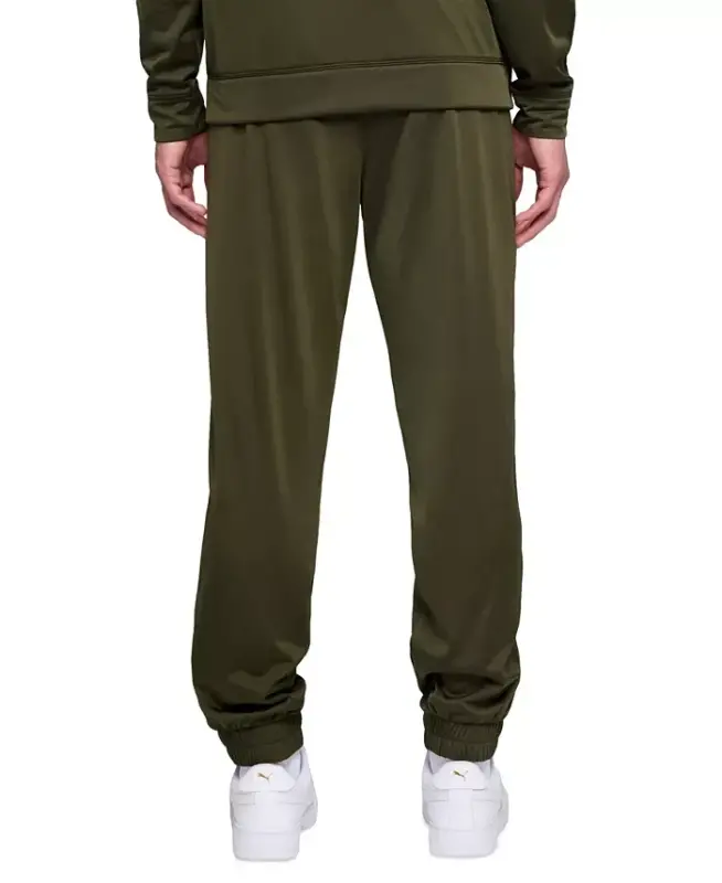 Men's Piped Tricot Joggers - Dark Olive - 2