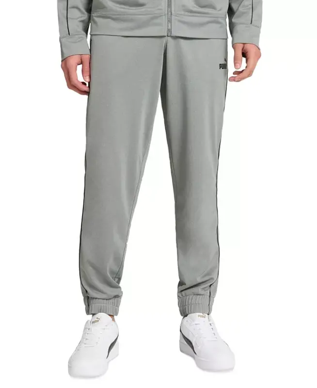 Men's Piped Tricot Joggers - Gray - PUMA