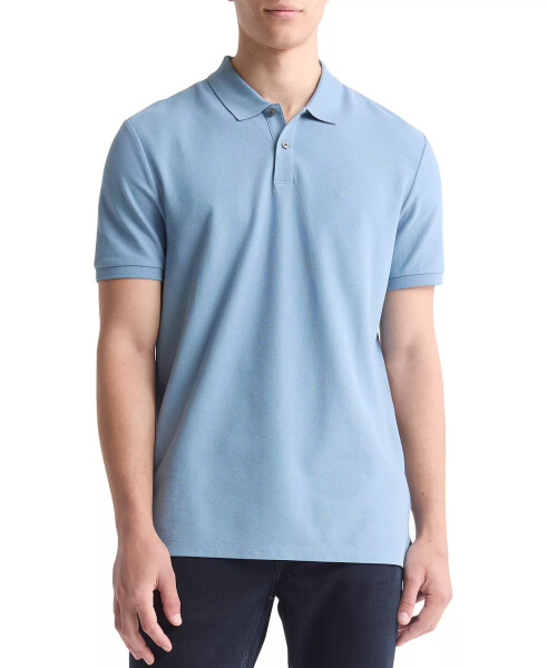 Men's Pique Solid Polo Windward Blue - 1