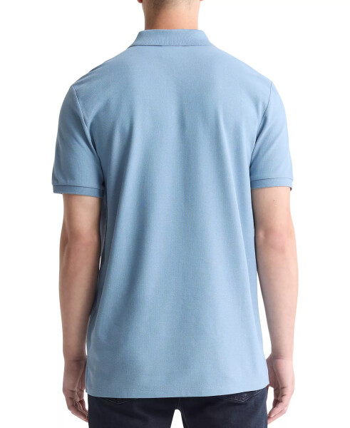 Men's Pique Solid Polo Windward Blue - 2