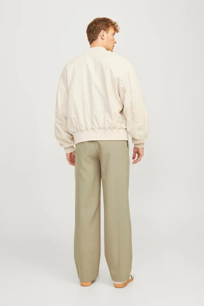Men's Pleated Wide Leg Pants - Bill - 3