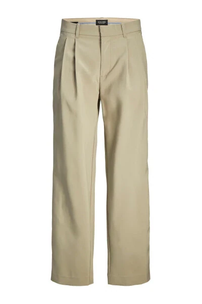Men's Pleated Wide Leg Pants - Bill - 5