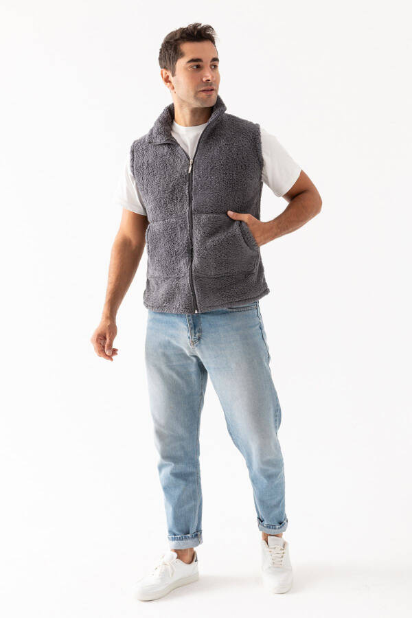 Men's plush vest - 2