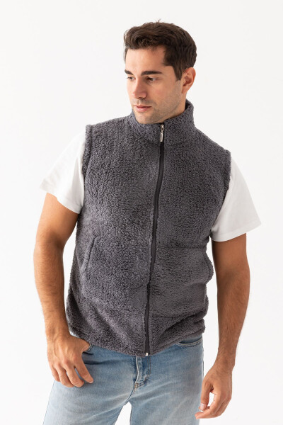 Men's plush vest - 6