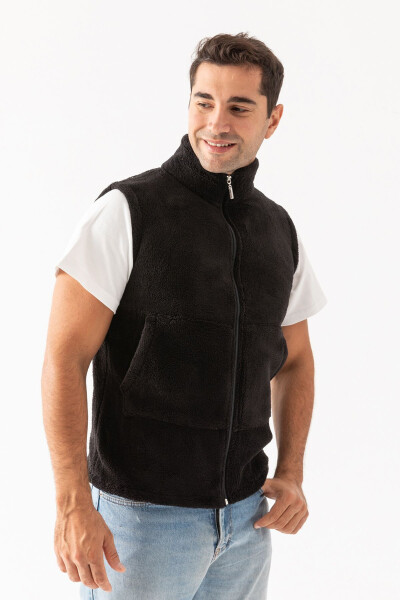 Men's plush vest - 3