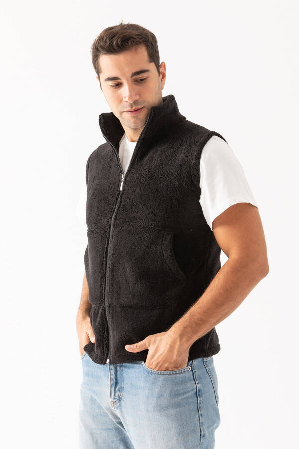 Men's plush vest - 5