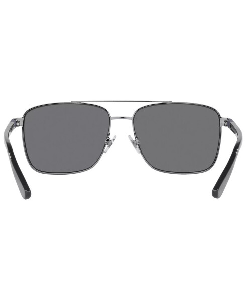 Men's Polarized Sunglasses, PH3137 SHINY GUNMETAL/POLAR GREY - 5