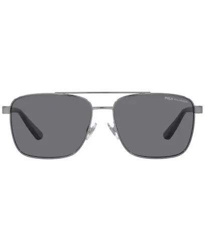 Men's Polarized Sunglasses, PH3137 - SHINY GUNMETAL/POLAR GREY - Polo Ralph Lauren (1)