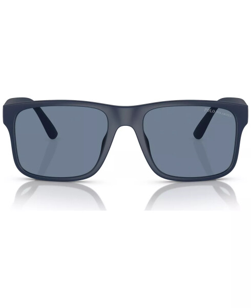 Men's Polarized Sunglasses, PH4195U Matte New Port Navy - 2