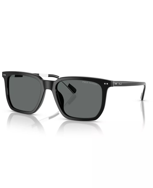 Men's Polarized Sunglasses PH4224U Shiny Black - 1