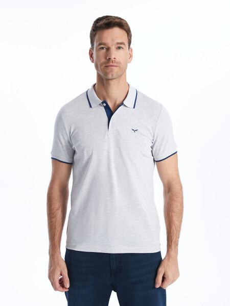 Men's Polo Collar Short Sleeve Pique T-Shirt - 8