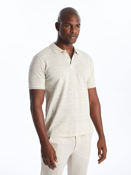 Men's Polo Collar Short Sleeve Pique T-Shirt - 7