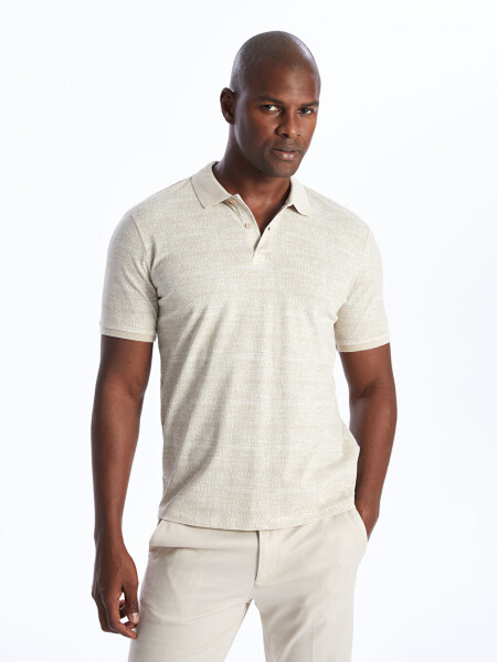 Men's Polo Collar Short Sleeve Pique T-Shirt - 2