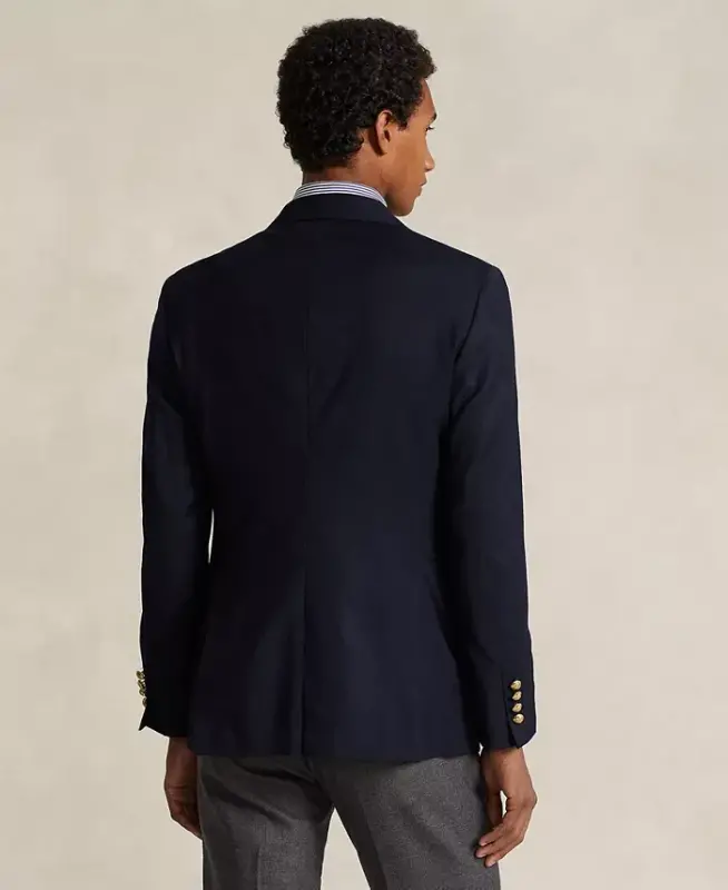 Men's Polo Modern Wool-Blend Gabardine Blazer - 2