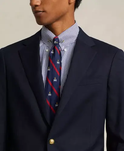 Men's Polo Modern Wool-Blend Gabardine Blazer - 3