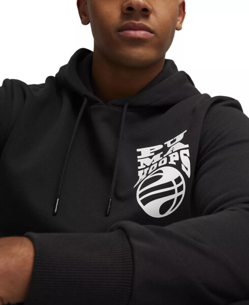 Men's Posterize 2.0 Regular-Fit Logo-Print Fleece Hoodie Puma Black - 3