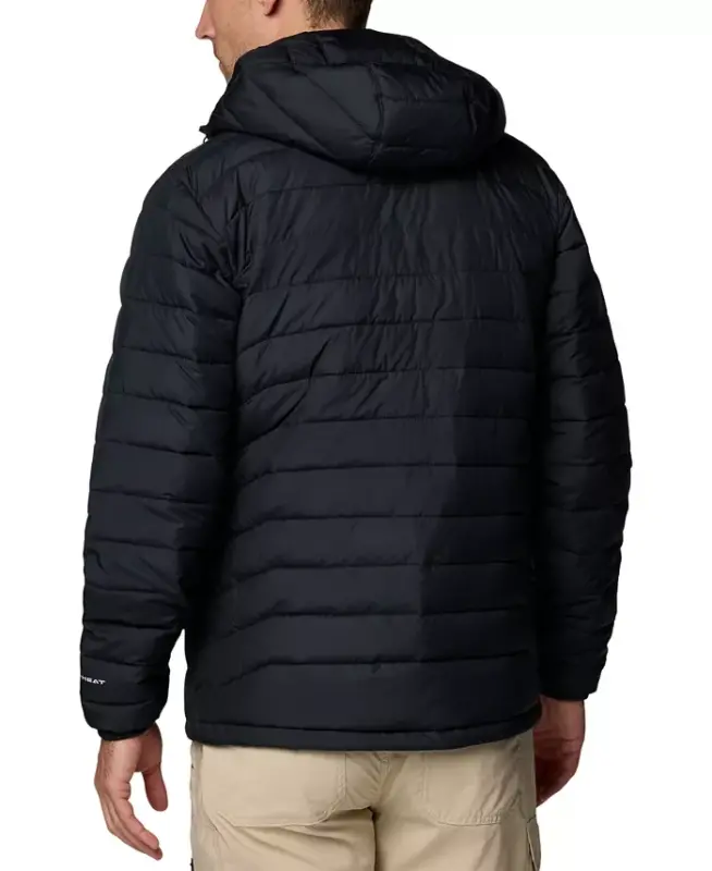 Men's Powder Lite II Hooded Jacket-Black - 7