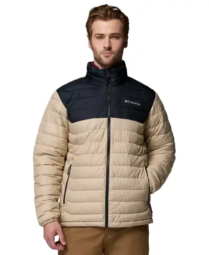 Men's Powder Lite II Puffer Jacket - Ancient Fossil/Black - 1