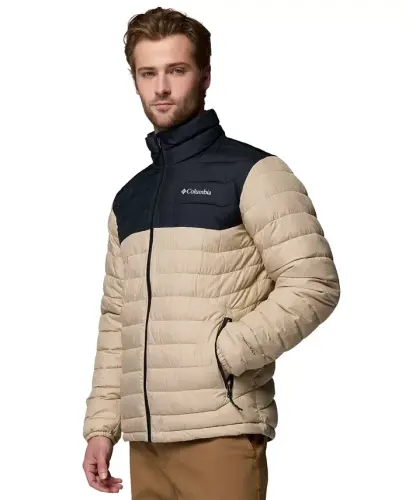 Men's Powder Lite II Puffer Jacket - Ancient Fossil/Black - 3