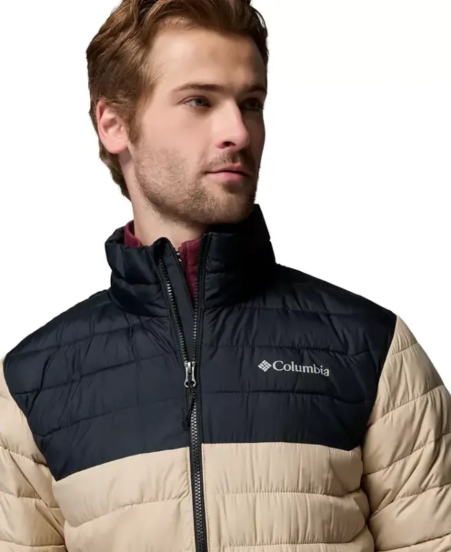 Men's Powder Lite II Puffer Jacket - Ancient Fossil/Black - 4