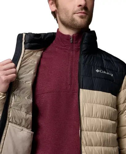 Men's Powder Lite II Puffer Jacket - Ancient Fossil/Black - 5