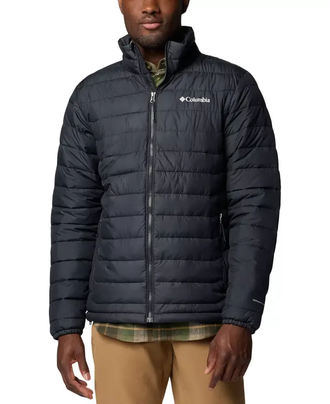 Men's Powder Lite II Puffer Jacket-Black - 1