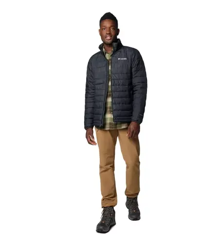 Men's Powder Lite II Puffer Jacket-Black - 2