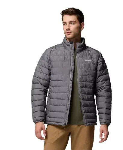 Men's Powder Lite II Puffer Jacket - City Gray - COLUMBIA (1)