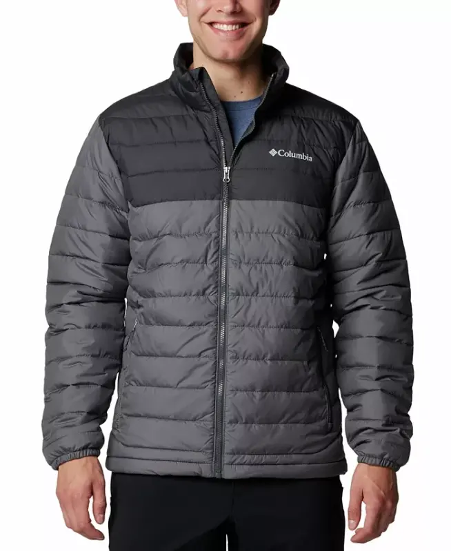 Men's Powder Lite II Puffer Jacket - City Grey, Shark - 1