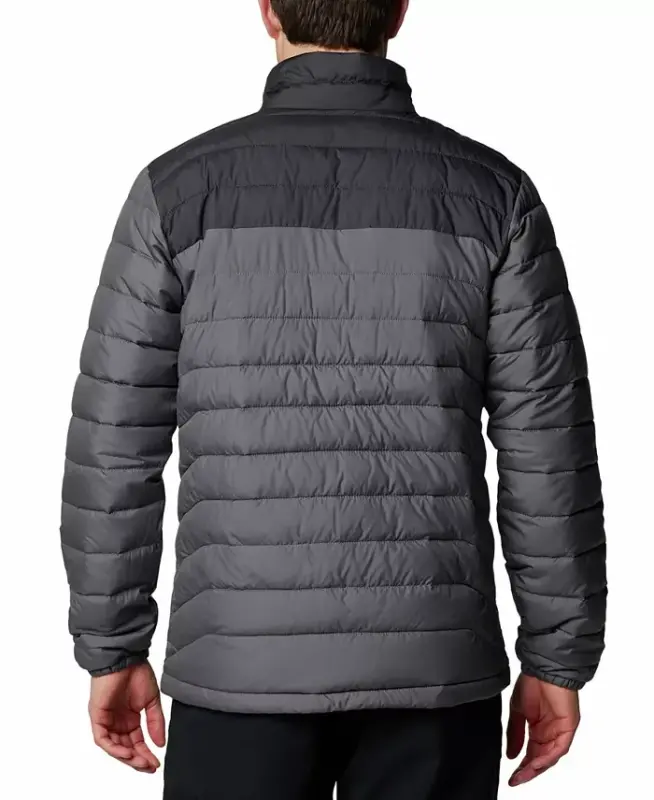 Men's Powder Lite II Puffer Jacket - City Grey, Shark - 2