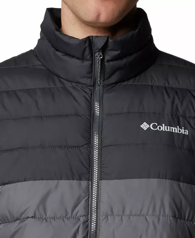 Men's Powder Lite II Puffer Jacket - City Grey, Shark - 7