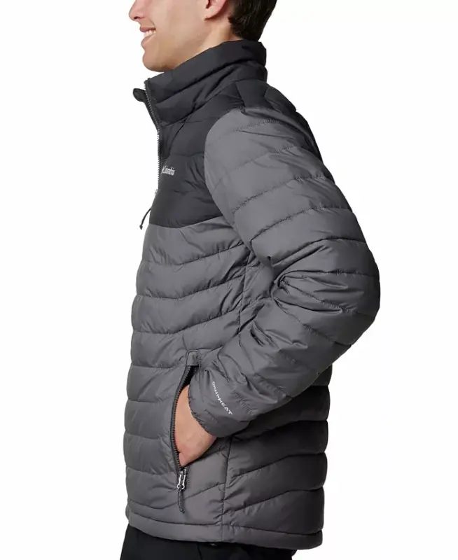 Men's Powder Lite II Puffer Jacket - City Grey, Shark - 8