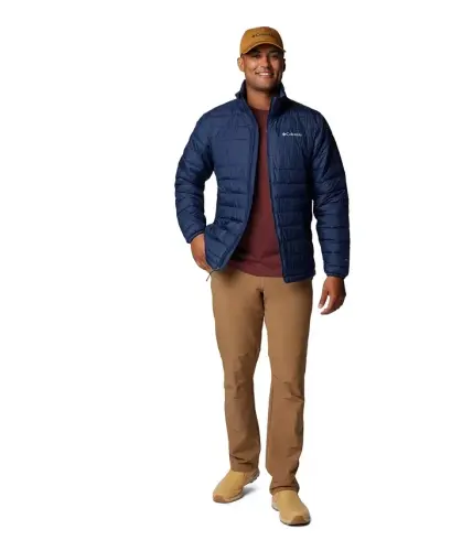 Men's Powder Lite II Puffer Jacket - Collegiate Navy - COLUMBIA (1)