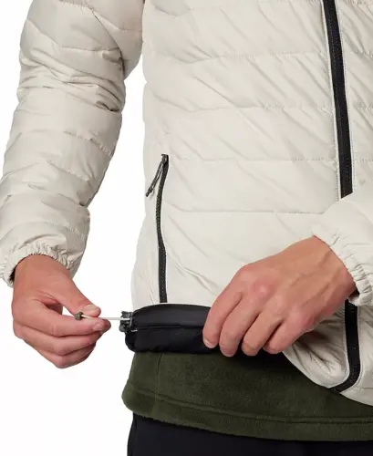 Men's Powder Lite II Puffer Jacket-Dark Stone, Black - 3