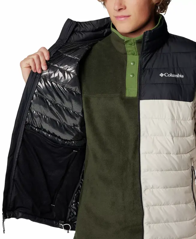 Men's Powder Lite II Puffer Jacket-Dark Stone, Black - 5