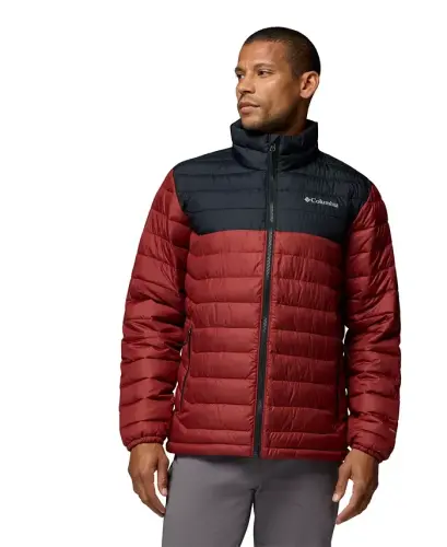 Men's Powder Lite II Puffer Jacket - Red Oxide/Black - 1