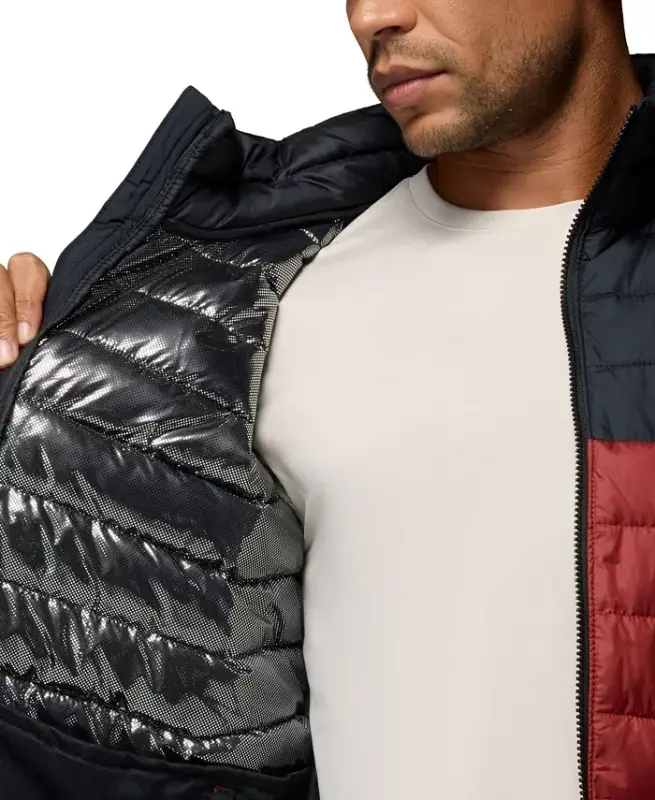 Men's Powder Lite II Puffer Jacket - Red Oxide/Black - 3