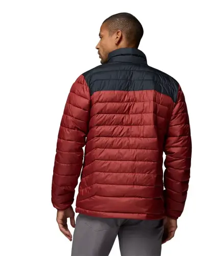 Men's Powder Lite II Puffer Jacket - Red Oxide/Black - 5