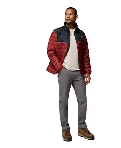 Men's Powder Lite II Puffer Jacket - Red Oxide/Black - COLUMBIA (1)