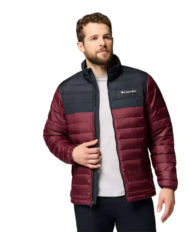 Men's Powder Lite II Puffer Jacket - Rich wine, Black - 4