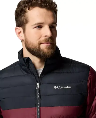 Men's Powder Lite II Puffer Jacket - Rich wine, Black - 5