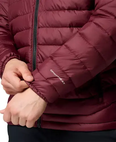 Men's Powder Lite II Puffer Jacket - Rich wine, Black - 10
