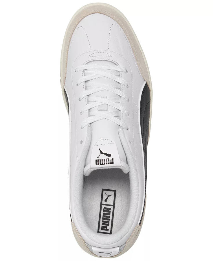 Men's Premier Court Casual Sneakers from Finish Line White/Black - 3